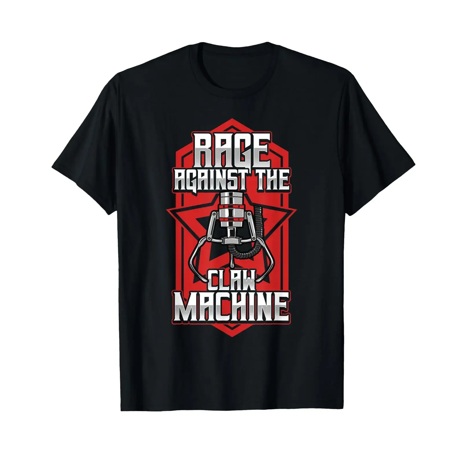 Rage Against the Claw Machine Crane Arcade Retail Game T Shirt vintage Washed Stylish streetwear Soft Unisex Slightly