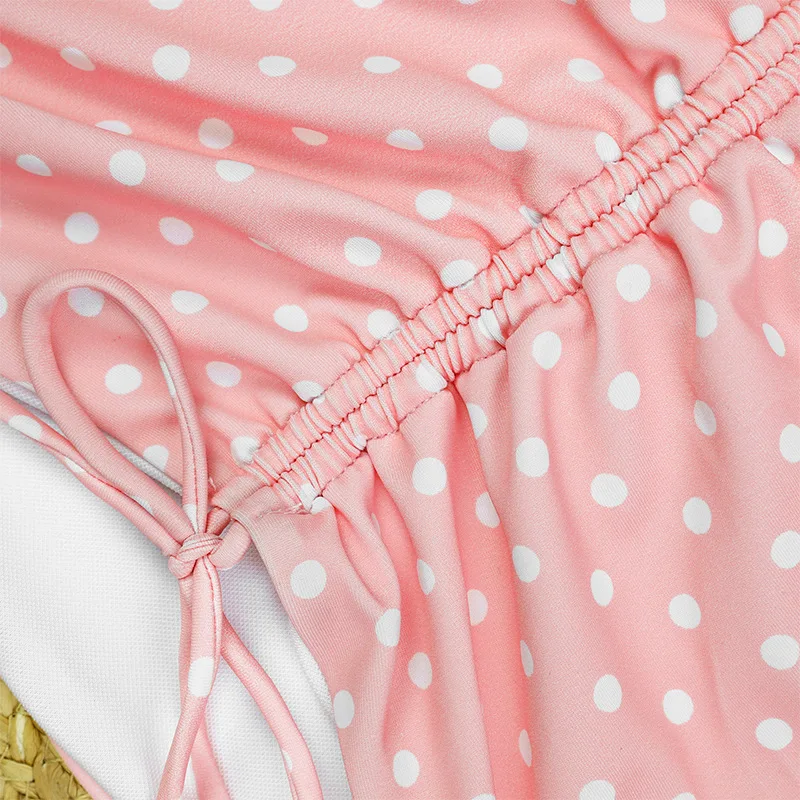 Sexy 3pieces Micro Bikini 2026 Pink Women Swimsuit Female Swimwear Thong Bikinis Set Brazilian Beach Wear Bathing Suit Biquini