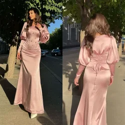 Customized Formal Dress Prom Evening Gown Dearin Square Collar Mermaid Ankle Length Skirts Shirred Bead Bespoke Occasion Dresses