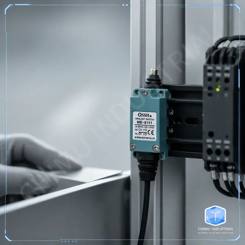 【CHIMU INDUSTRIAL】 ME-8111 Travel Limit Switch Silver Plunger Direct Pressure Automatic Reset Screw Type