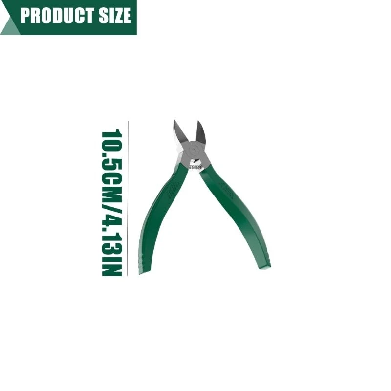 Stainless Steel Diagonal Cutting Plier Automatic Spring Heavy Duty Cable Cutter D2RD