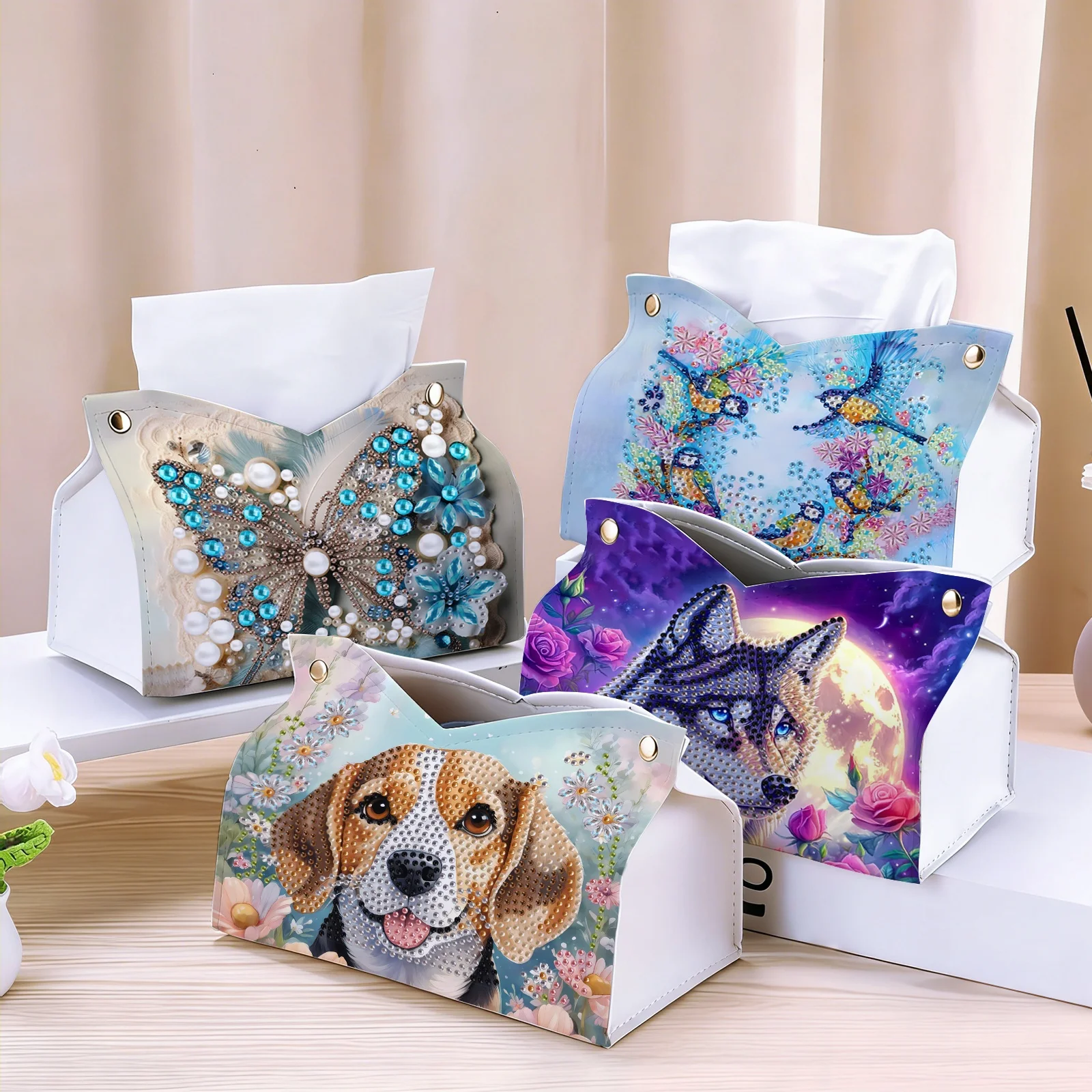 Pattern Tissue Paper - Одна коробка для салфеток с алмазной