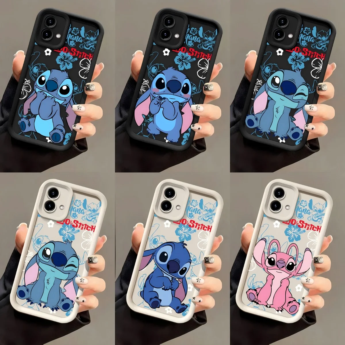 Kawaii Ohana StitchS LiloS Phone Case for Samsung S26 S25 S24 S23 S22 S21 S20 F06 M16 Note 20 FE Plus Ultra 4G 5G Silicone Cover