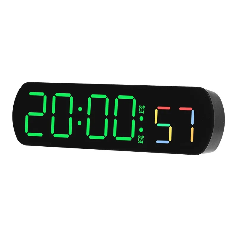 Minimalist Electronic Clock Creative Multifunctional LED Alarm Clock Temperature Jump Second Display Positive Countdown Bedside