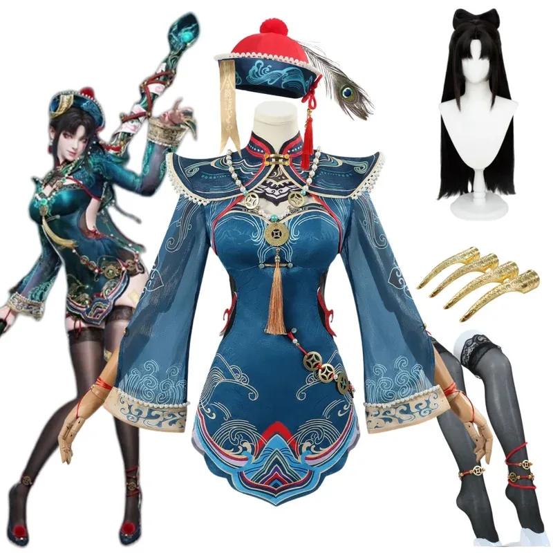 

Tessa Cute Little Zombie Skin Couture Cosplay Game Costume Wig Anime Halloween Party Suit