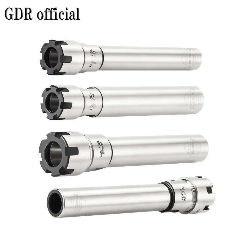 Hochpräzise 0,003 mm ER-Verlängerungsstange C6 C8 C10 C12 C16, gerader Schaft, Verlängerungsstange ER8 ER11 ER16 ER20 und ER-Spannzange ER M-Mutter – Detail 23