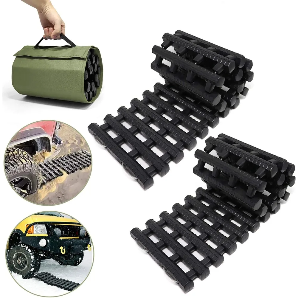 

Traction Track Mats for Vehicle Tire Recovery - 31.5L TPR Tire Traction Boards and Track Pads