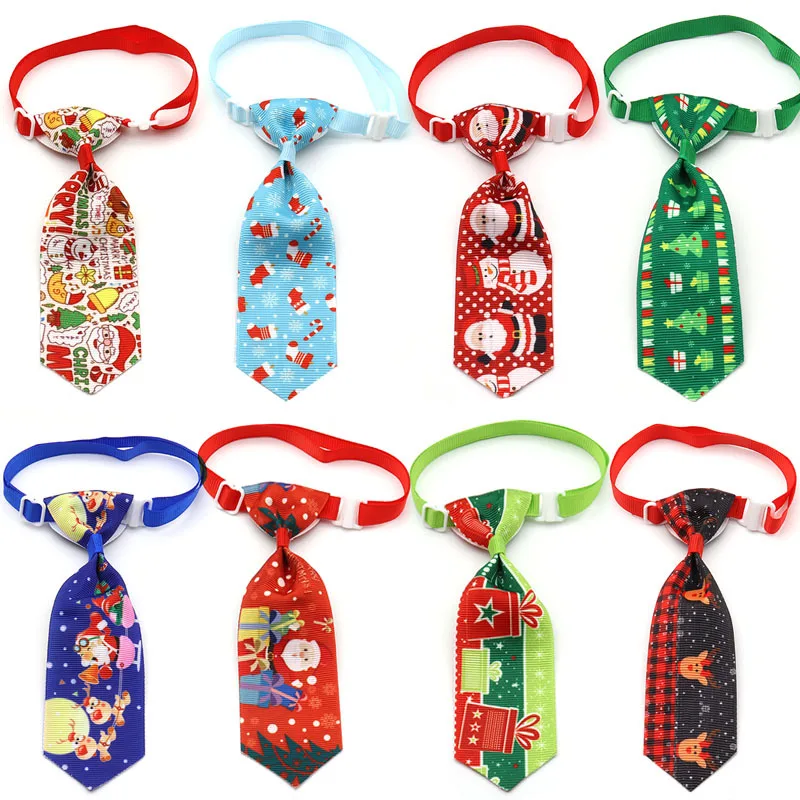 Natal Pet Bow Tie Collar, Cat e Dog Supplies, Cães pequenos Acessórios