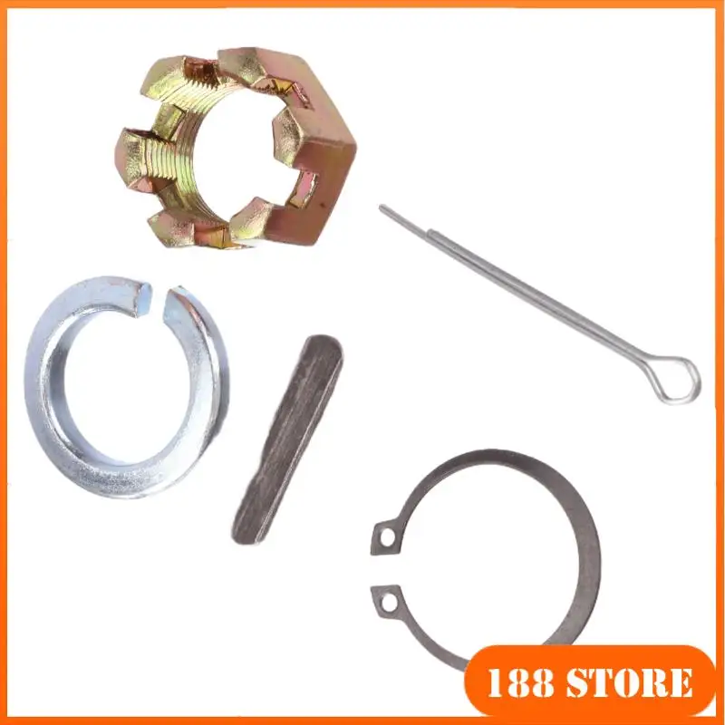 Durable Hexagonal Slotted Rear Axle Nut – Perfect for 50cc-250cc ATV, Kart, Quad Bike & Off-Road Go Buggy