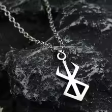 Anime Berserk Symbol Logo Necklace Guts Sword Logo Pendants Cosplay Jewelry Decoration Necklace Props Gifts - AliExpress 