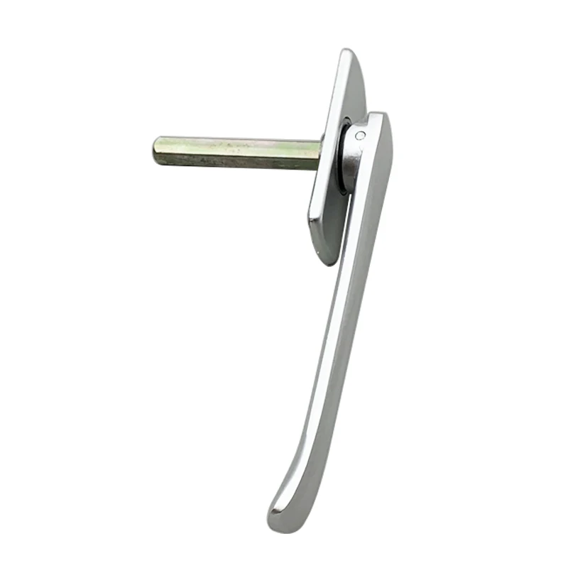 Broken Bridge Aluminum Ultra-Thin Window Handle Square Axis Sword Shaped Flat Handle Casement Window Handle