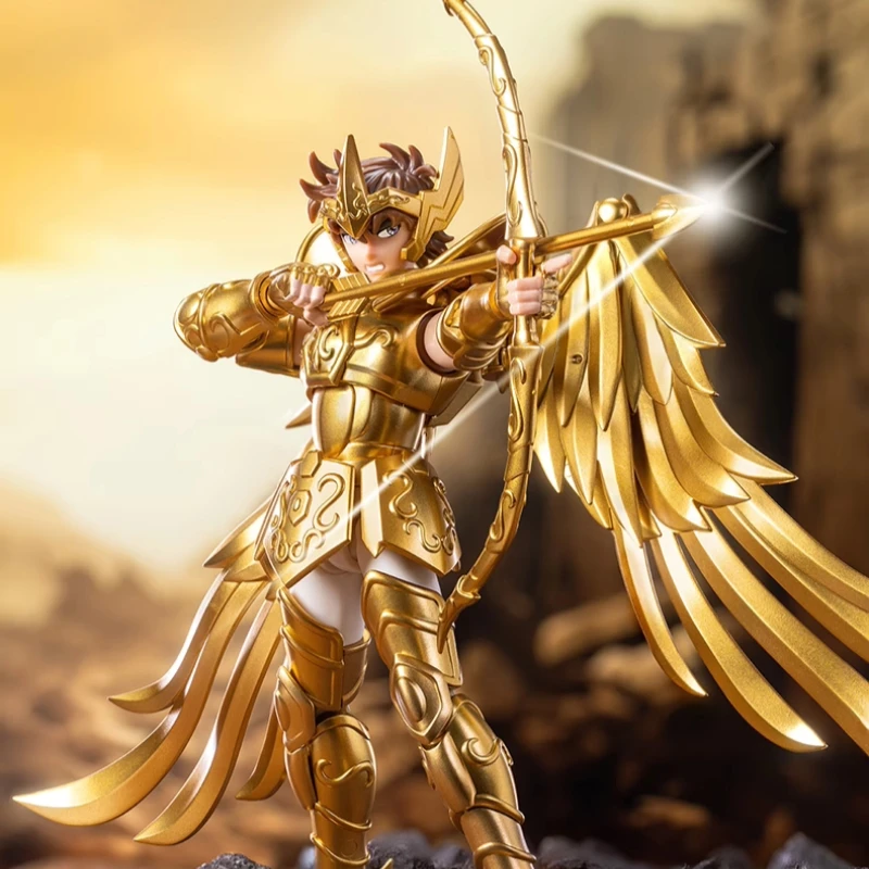 BLOKEES Bloco de Construção Saint Seiya Além de Seiya Aiolos Sagítrio Pegasus Mosaico Modelo Móvel Ornamento Brinquedo Presente
