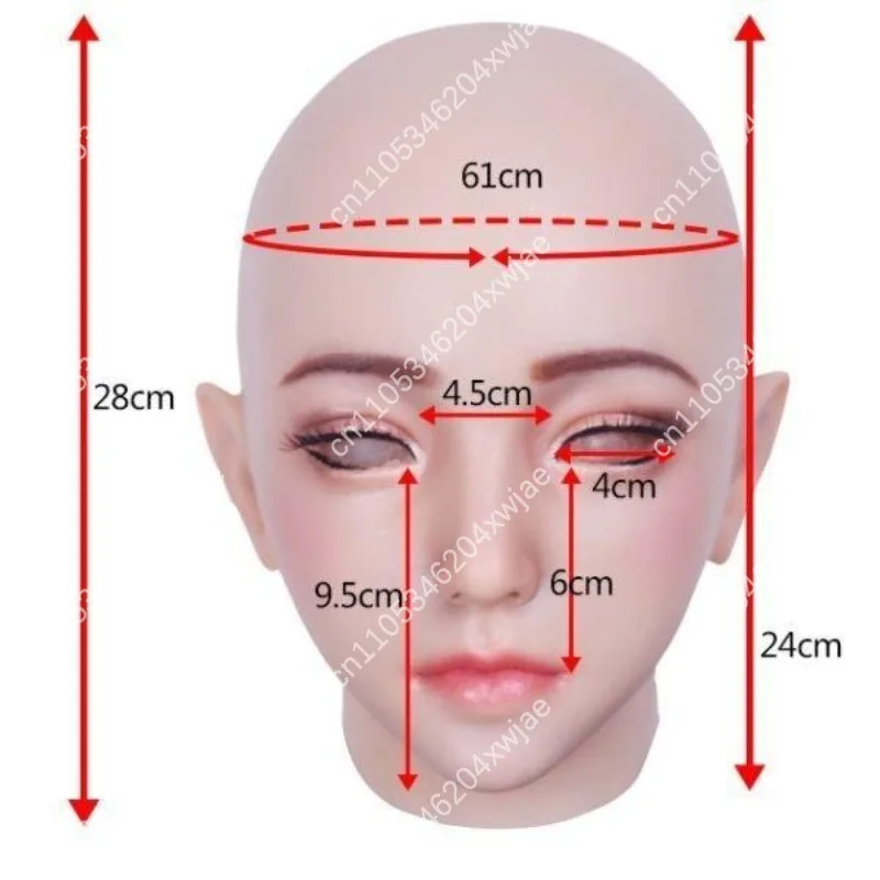 Full Face Silicone Mask for Cosplay Party Adult Masquerade Costume