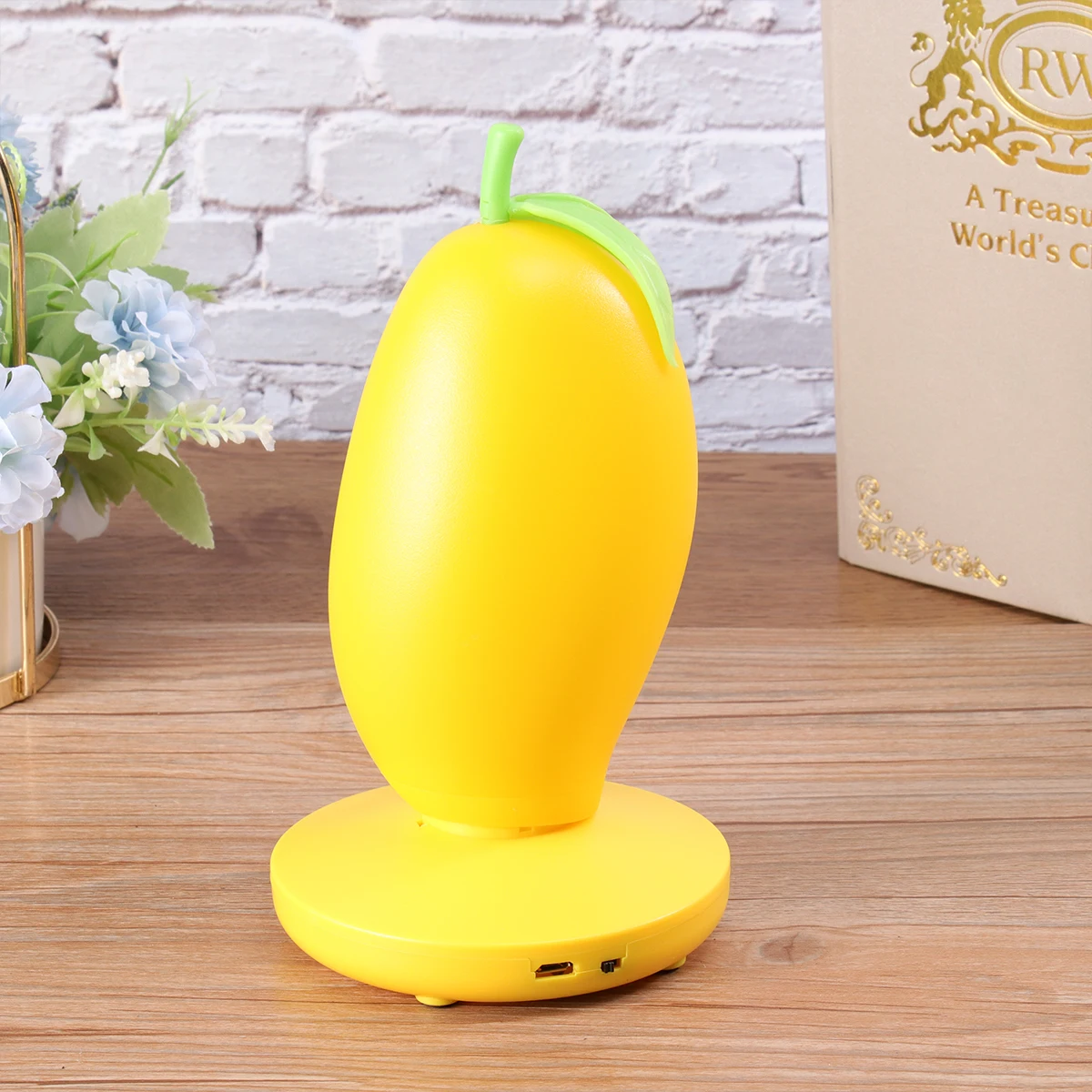 

Night Light Soft Glow Decorative Fruit Lamp for Bedroom Living Kids Party Gifts Rechargeable Touch Sensing LED