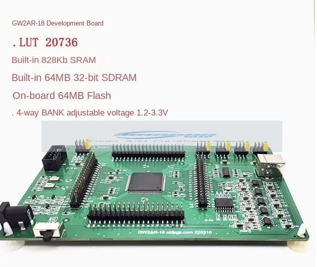 Applicable to Gaoyun gowin domestic development board GW2AR-18 core board fpga cpld test board szfpga