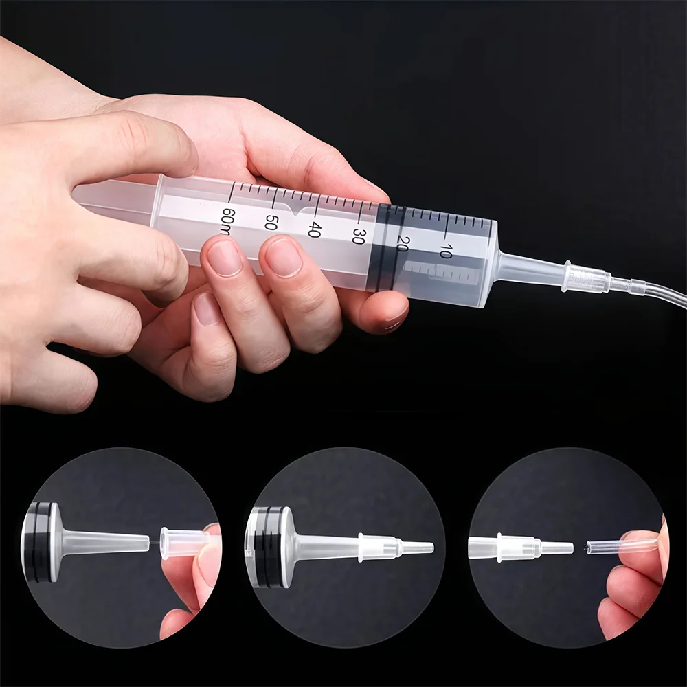 20Ml/60Ml/100Ml/150Ml Syringe, Plastic Syringe, for Scientific Laboratories, Liquids, Plant Irrigation, Perfume, Ink, Fish Tank Water Change, Feeding Pets, Etc. It Can Be Used as a Sampler, Dispenser, DIY Ink Syringe, or for Rehydration, Dosing Extraction, Scientific Research Experiments, and Plant Watering.