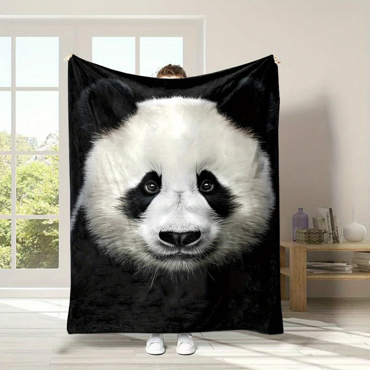 

Фланелевое одеяло с принтом панды — кровать, диван, офис, путешествия, подарок, украшение, стул, удобное и теплое, рождественское