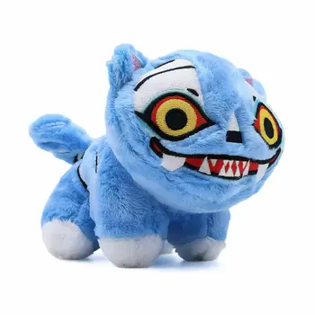 Peluche chasseurs de démons, mignon tigre violet, chapeau no...