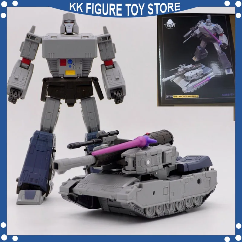 In Voorraad Transformatie ST-04 ST04 Megatank KO SS Serie 18 CM Film Versie anime Action Figure robot model Beweegbare Pop Gift