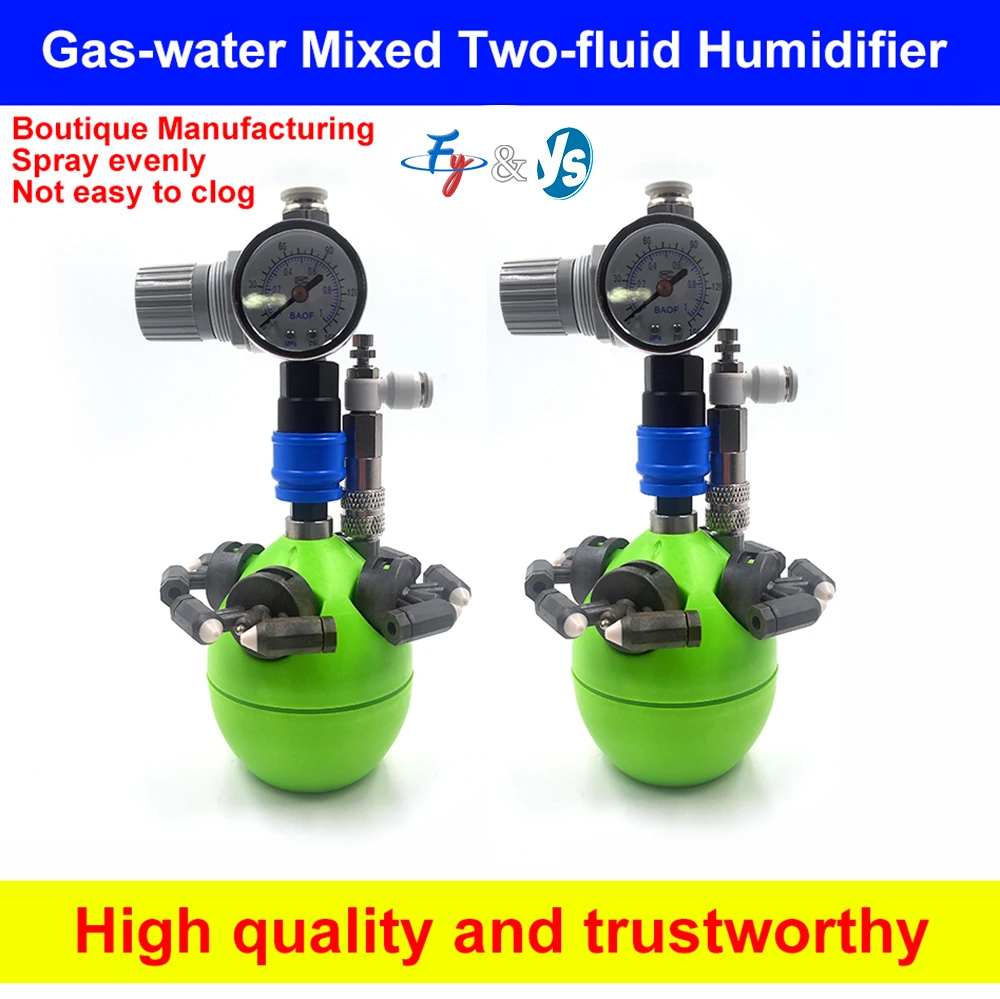 5 Micron Dry Fog Humidification System, Air Atomization Water Mist Fogger for Dust Suppression Factory Direct Sale
