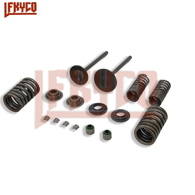 دراجة نارية صمام المحرك الجذعية لهوندا CRF150F CRF 150 F 2006-2017 XR150L XR 150 L 2014-2018 صمام السحب صمام العادم الربيع #3