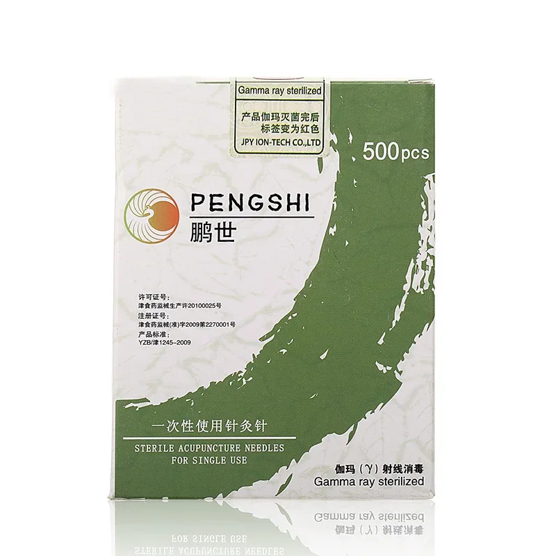 

500 pcs Pengshi Gamma ray sterilized acupuncture needles blessfun weight loss acupuncture massage beauty needle