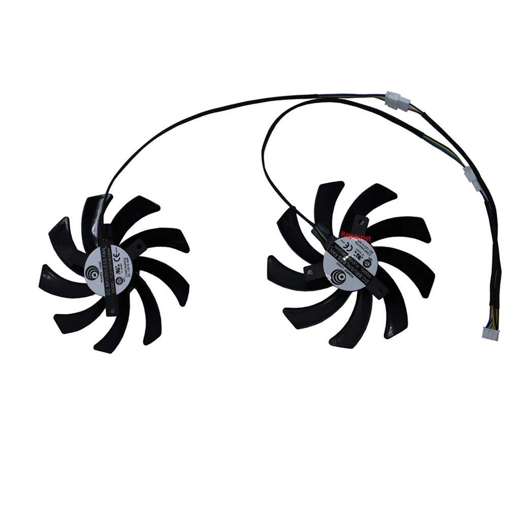 2Pcs/Set,95mm,DIY PLD10010B12HH,Computer Graphics Card Fan,For MSI TWIN FROZR IV,For Radeon HD 7850,VGA Video Cards Cooling