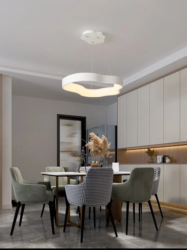 Círculo minimalista sala de jantar lustre luz luxo moderno e minimalista mestre quarto estudo lustre nova sala estar lâmpada