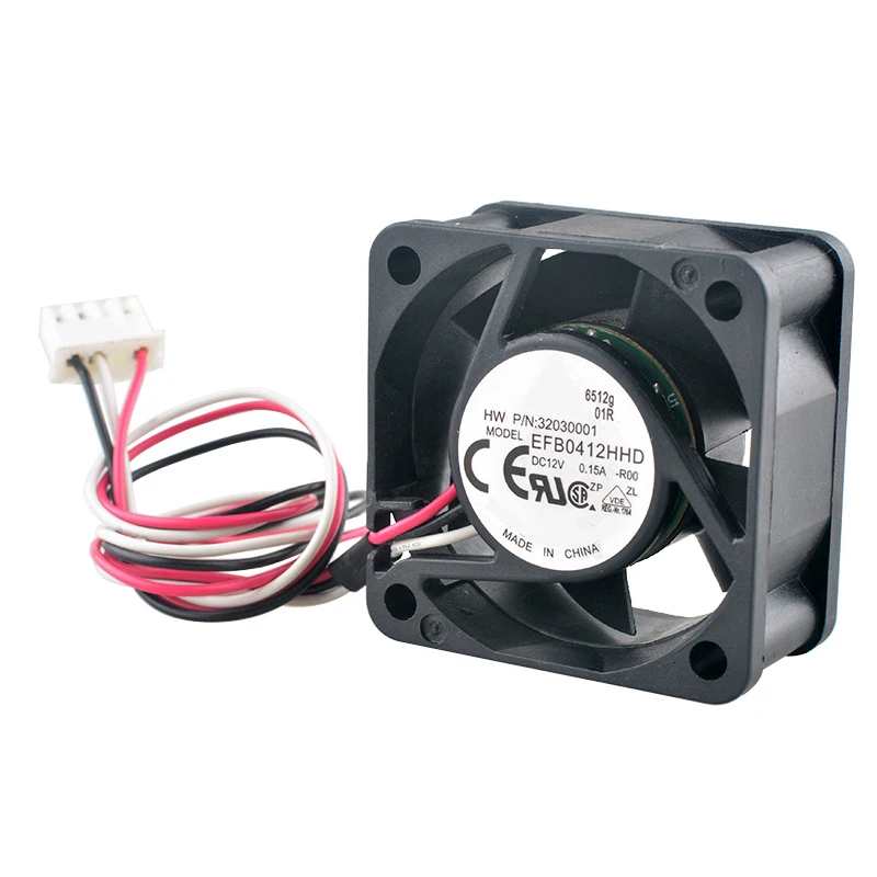 

Охлаждающий вентилятор 4 см, 40 мм, EFB0412HHD, 12 В постоянного тока, 0,15 А, вентилятор с двойным шарикоподшипником для переключателя H3C 3600 5600 S5500, размер 40x40x20 мм