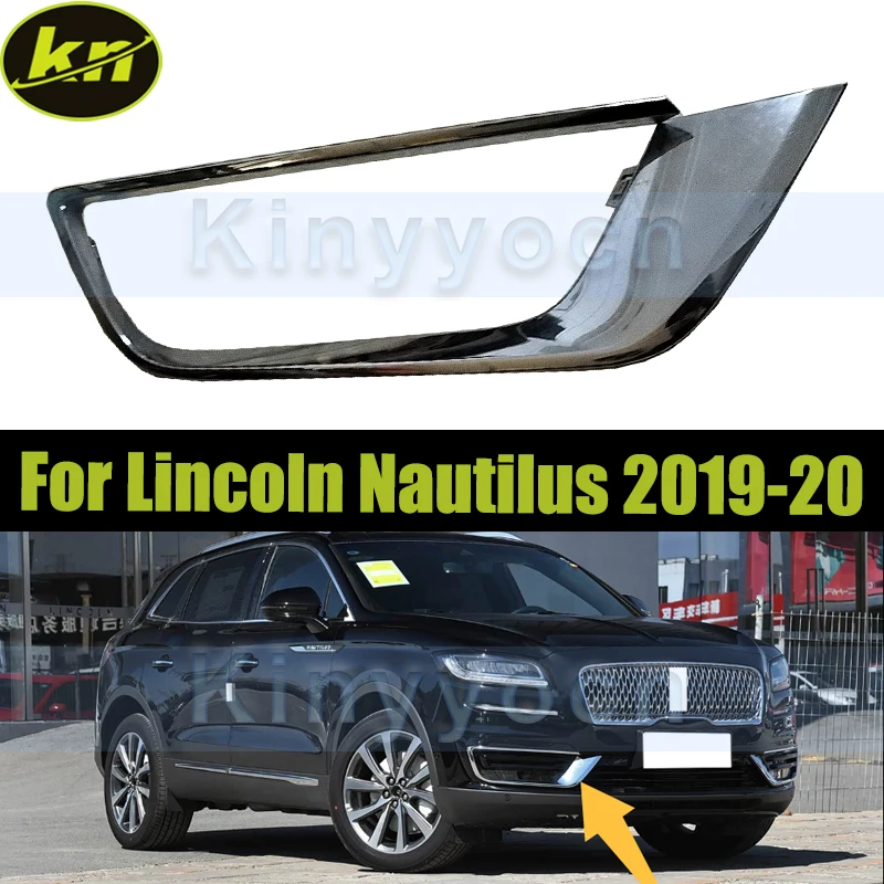 Front Bumper Fog Light Trim For Lincoln Nautilus 2019 2020 Fog Lamp Bezel Trim Replacement