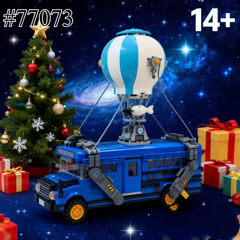 NOUVEAU Drive The Battle Bus 77073 Ensembles de blocs de construction compatibles avec les particules Legoed adaptées aux cadeaux de Noël 954 pièces