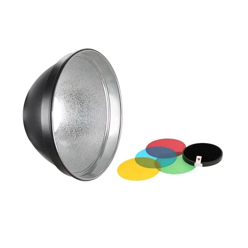 A73E-AD-R14 Standard Reflector With 5 Color Filters And Honey Comb Holder For Ad300pro Flash Light Outdoor Speedlite