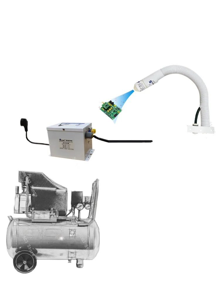 

Electrostatic Dedusting JH-019 Ion Wind Snake-Shaped Wind Gun Air Nozzle Industrial Electrostatic Eliminator Automatic Dust