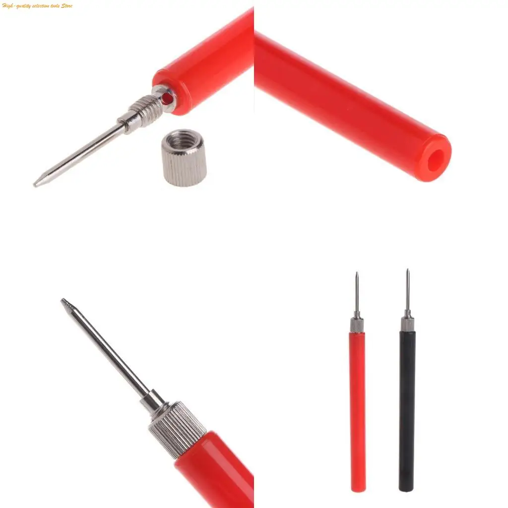 203F 1 P 128mm Spring Test Probe Tip Stainless Steel Needle Test Leads Pin for Electrical Test/ Industrial Test Durable