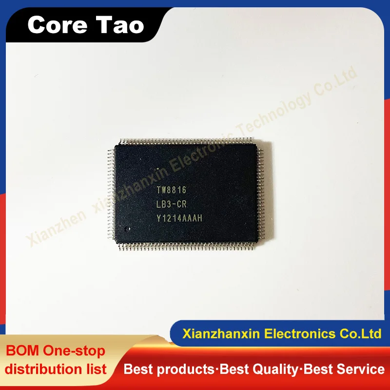 1PCS/LOT  TW8816-LB3-CR TW8816 QFP128 Liquid crystal screen IC chip