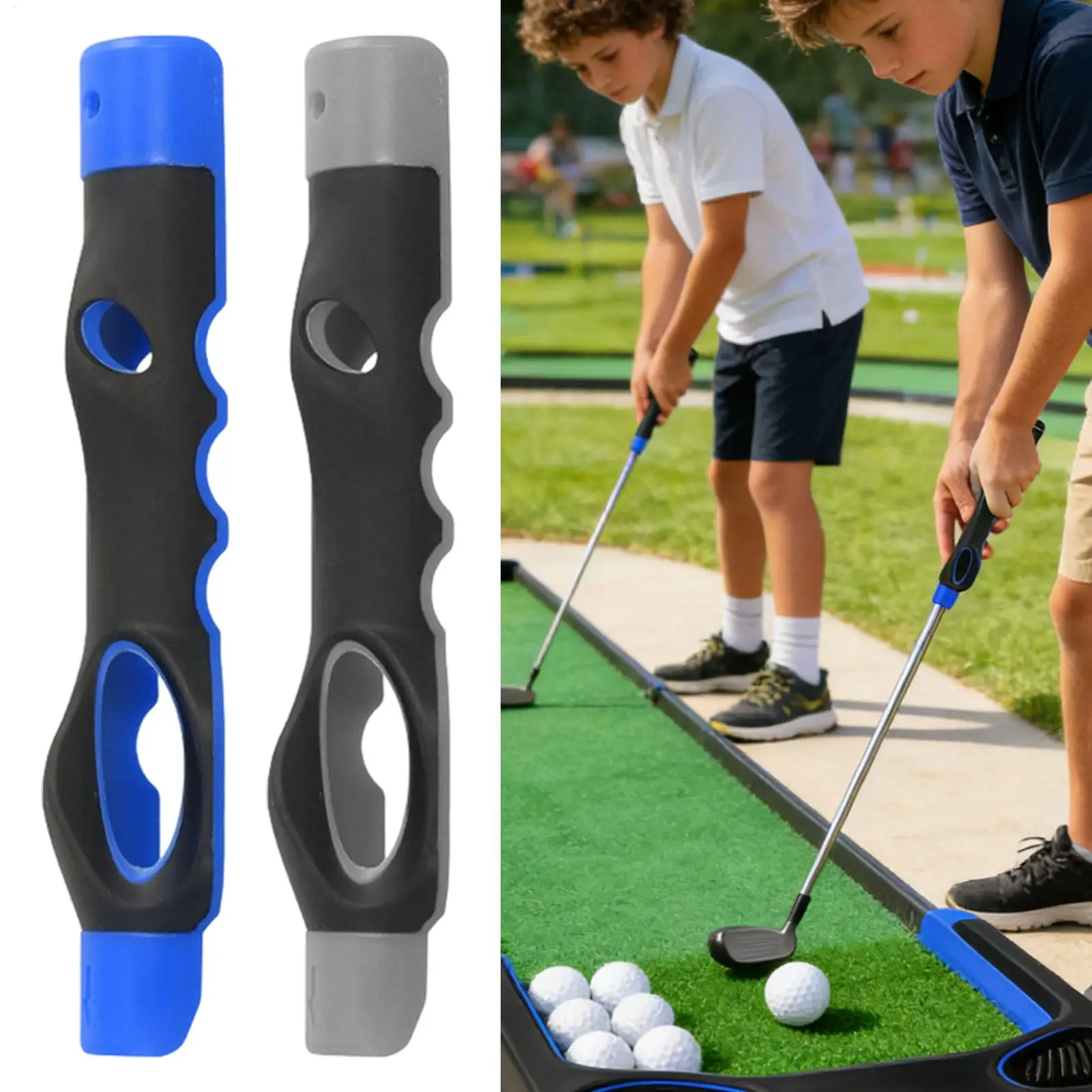 Golf Grip Trainer Golf Club Training Aid Enhance Grip Strength Golf Grip Kit for Golf Club To Help Train Correct Hand Position