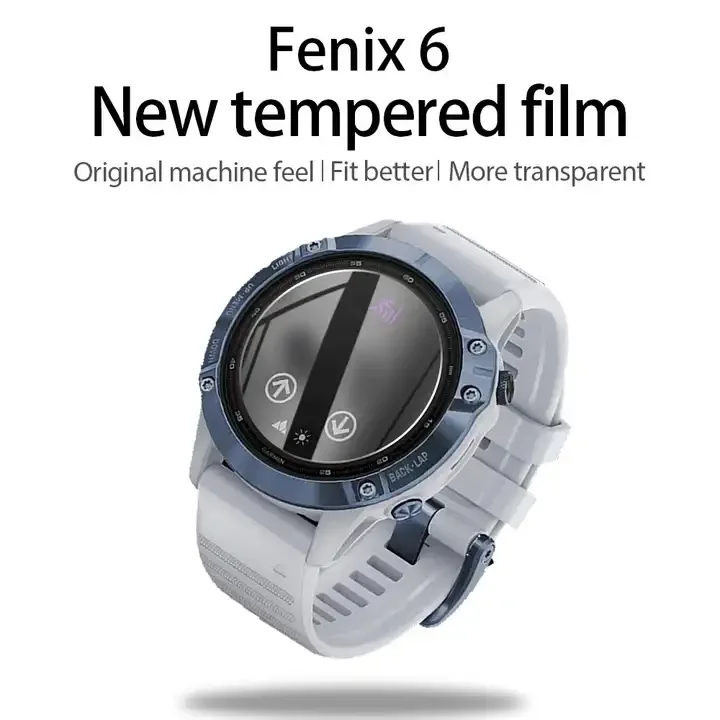 Vidrio Templado Premium 9H para Garmin Fenix 6 6S 6X smartwatch, Protector de pantalla, película HD para Fenix 7S 7 7x Sapphire 6X solar