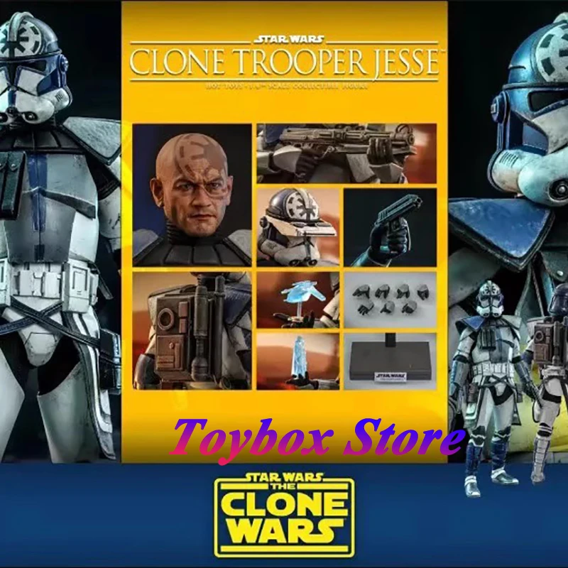 

HOTTOYS HT TMS064 1/6 Clone Trooper Джесси Модель солдата Звездные войны: The Clone Wars Movie Нежная 12-дюймовая полная фигурка