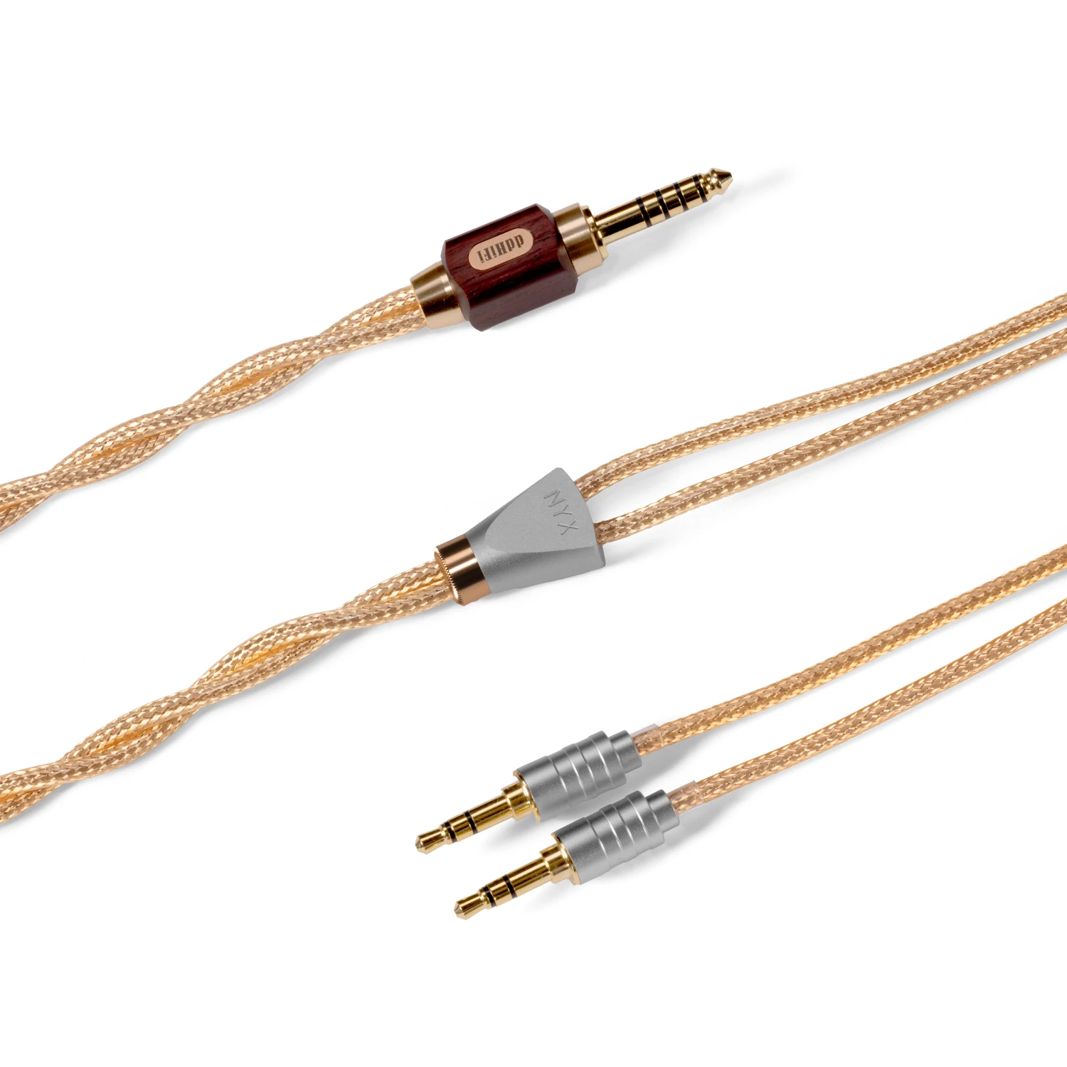 DD ddHiFi BC150G 4,4 mm gebalanceerde hoofdtelefoon-upgradekabel Zilver OCC koperen zwevende afscherming voor Sennheiser Focal AT Sony & meer