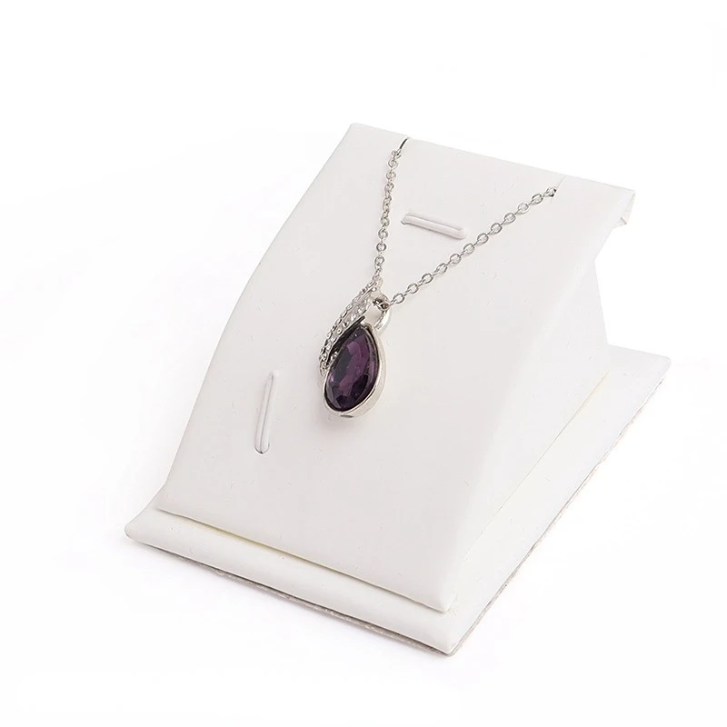 Jewelry display stand, pendant holder, necklace rack, counter jewelry display, mini simple curved surface portable display stand