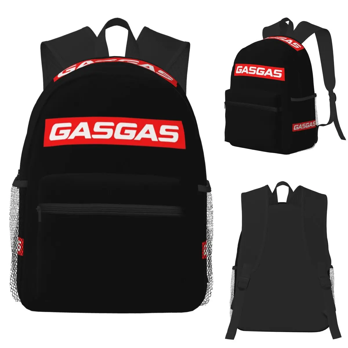 

G-Gasgas Motorbike Motorcycle Racing Student Backpack School Bag Hiking Daypack for Boys Girls Fashion Bookbag Shoulder Bags