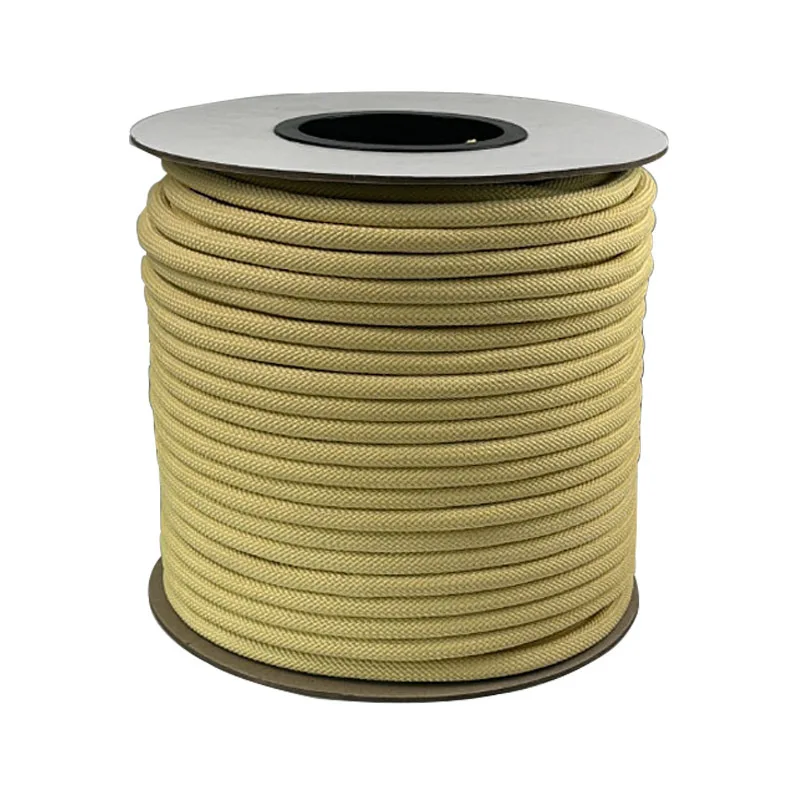 DORISEA 0.50mm-12mm Aramid Fiber Braid Kevlar Fireproof Kite Line Fishing Assist Cord Rope Wire