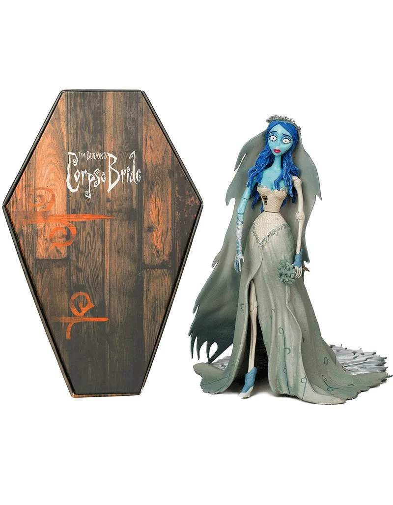 Emily Corpse Bride Tim Burtom 18 cm PVC with coffin figure