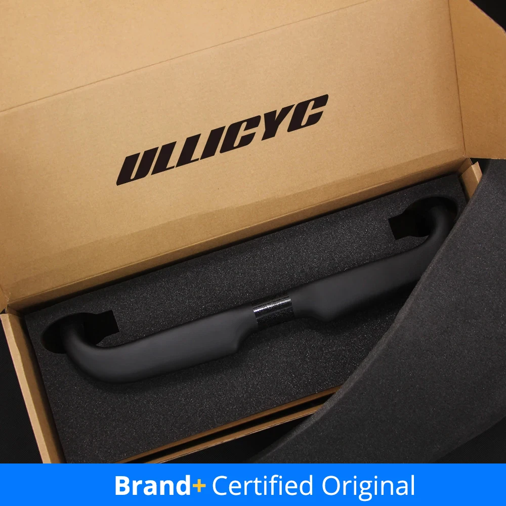 

ULLICYC T1000 Road Handlebar 360mm/380mm/400mm/420mm Black Matt Fully Internal Routing Road Bicycle Gravel HandleBar