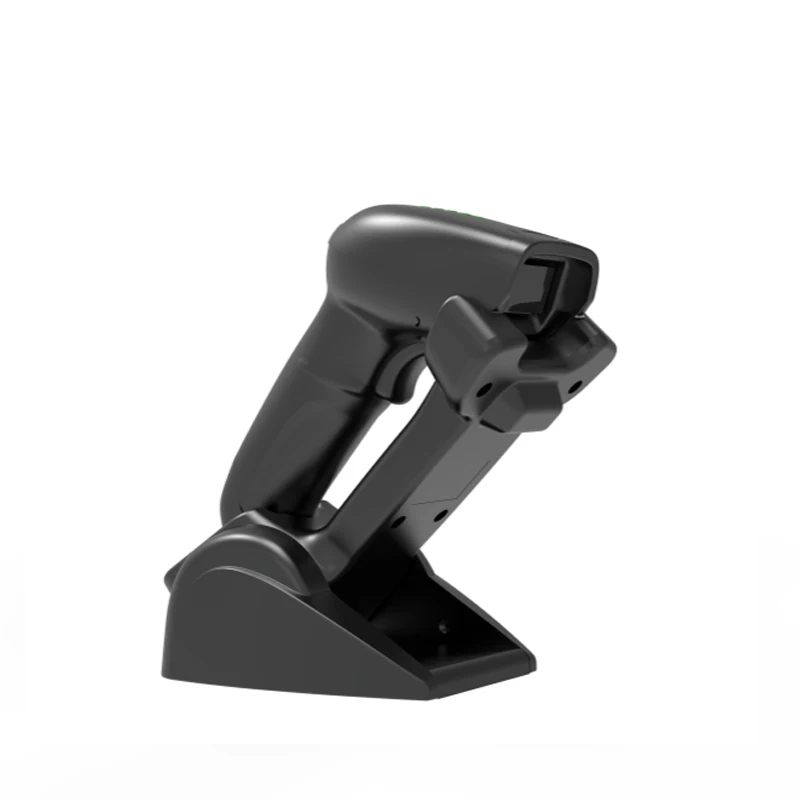 W43 2D Wireless 2.4G WIFI Desktop USB Barcode Scanner Machine Handheld Charging Base Bracket for Logistics Stock QR Code