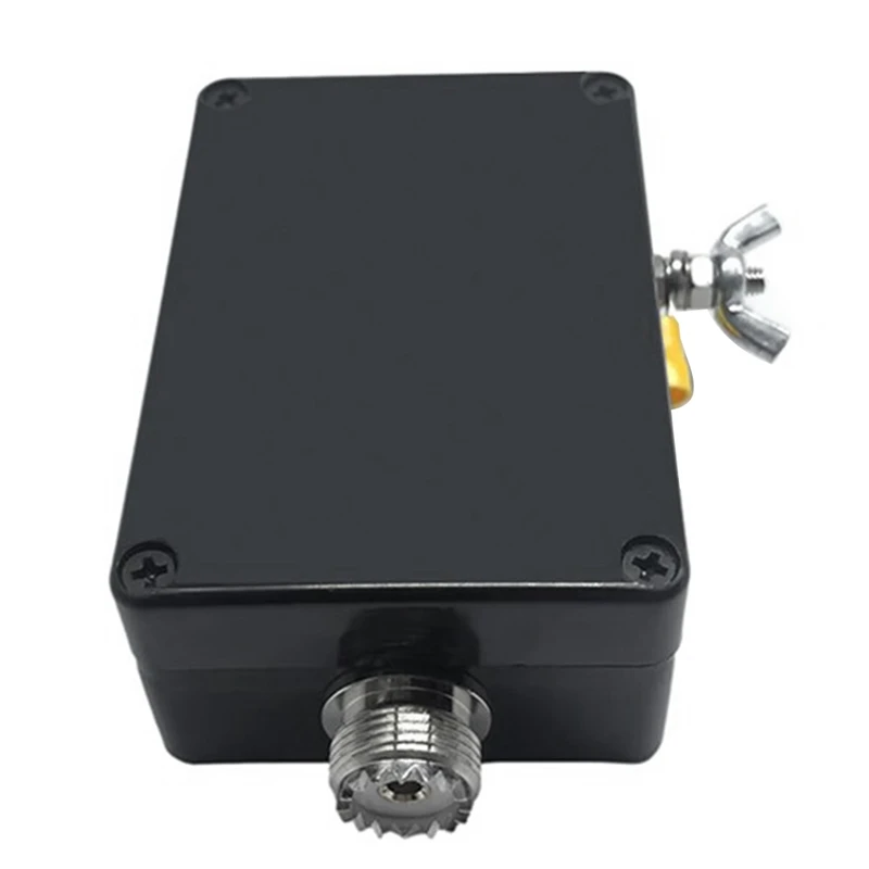 1 Piece 49:1 Balun 100W Short Wave Balun HAM HF Antenna 5-35Mhz End Fed Half-Wave Antenna Black
