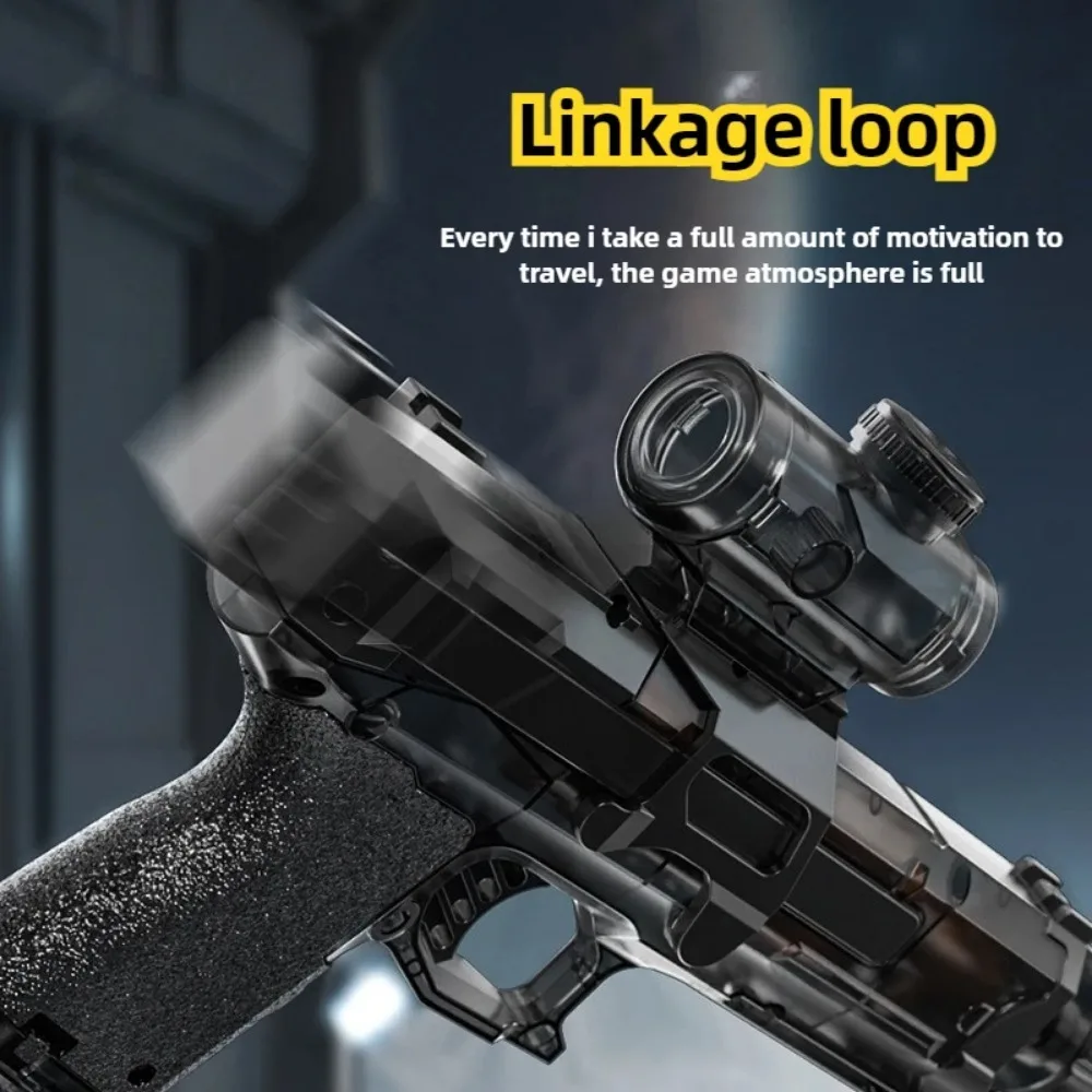 전동 물총 라이트 장난감 여름 야외 슈팅 해변 게임 장난감 자동 물 분사 건 남자아이 생일 크리스마스 선물