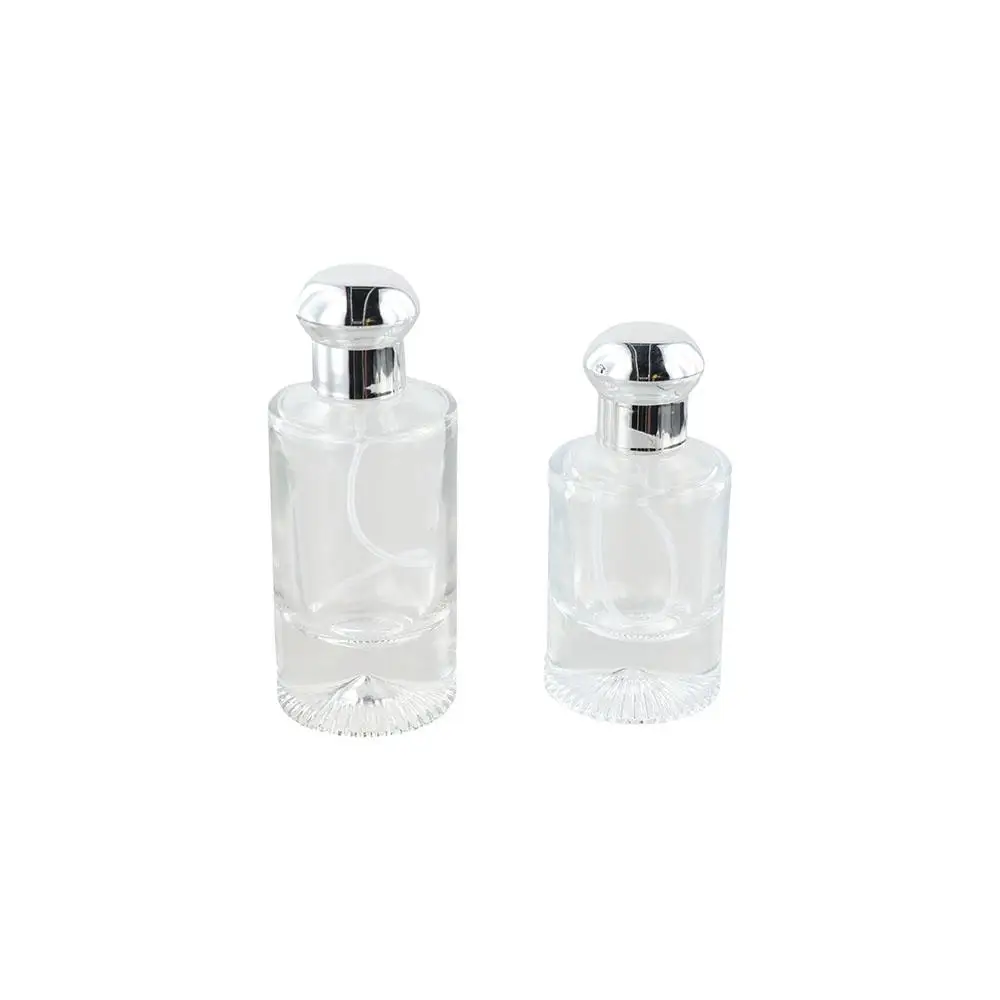 

Clear Glass Perfume Bottle Sub-bottling Press type Transparent Perfume Spray Bottle Refillable Atomizer 25/50ml Liquid Sprayer