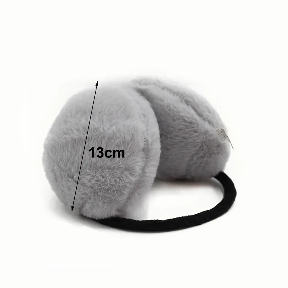 Cuffie antirumore invernali morbide alla moda in pile dietro la testa, calde paraorecchie, comode e casual, per uomo e donna