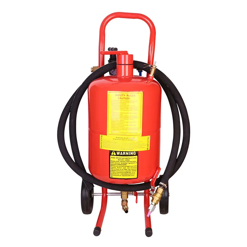 5GAL 20L Photosynthetic Sandblasting Machine Mobile Manual Sandblasting machine Small rust refurbishment sander